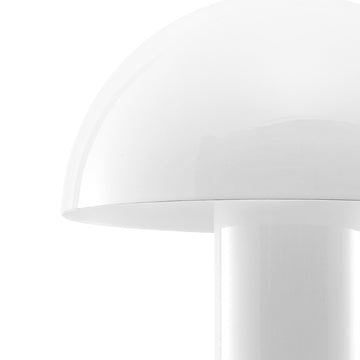 Boletus 10.75" Contemporary Bohemian Rechargeable/Cordless Iron Integrated LED Mushroom Table Lamp - JONATHAN Y